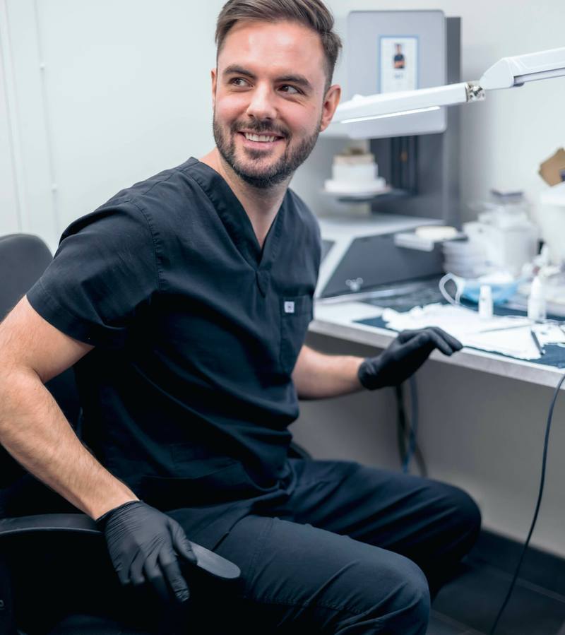 Doctor Naef på kliniken
